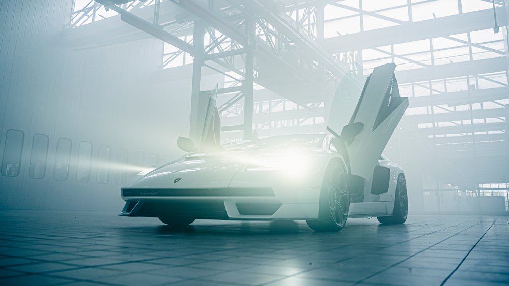 The Lamborghini Countach LPI 800-4 supercar.