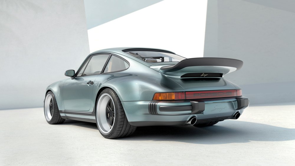 A Porsche 964 reimagined with results from the Turbo Study from Singer Vehicle Design.