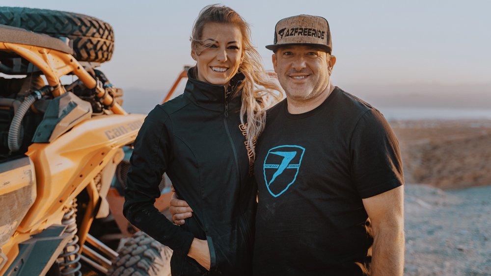 Tony Stewart and his wife Leah Pruett.