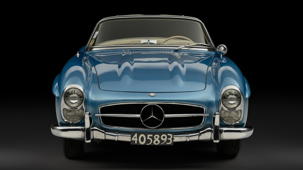 This Mercedes-Benz 300 SL Roadster was owned by racing great Juan Manuel Fangio.