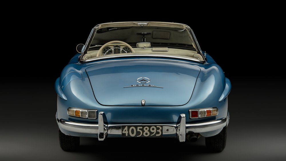This Mercedes-Benz 300 SL Roadster was owned by racing great Juan Manuel Fangio.
