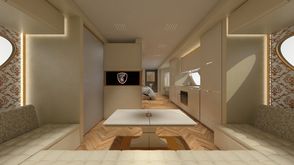 Inside the Marchi Mobile Elemment Palazzo Superior