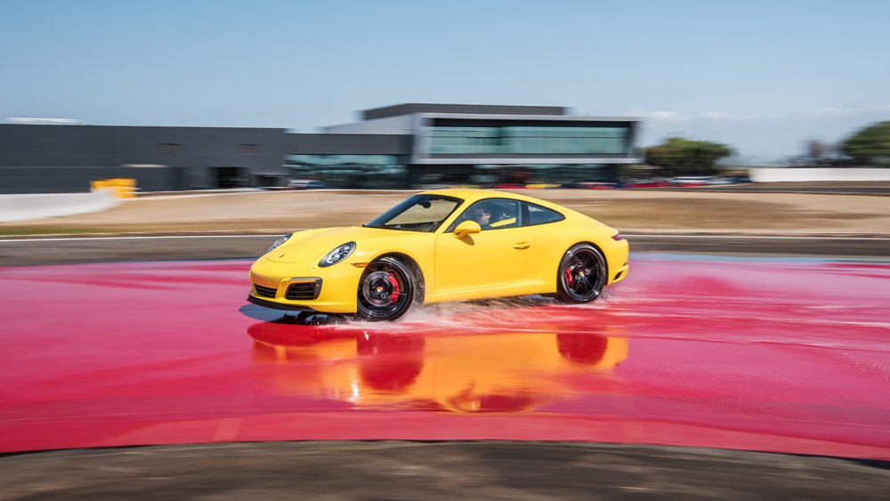 The Porsche Experience Center in Carson, Calif.
