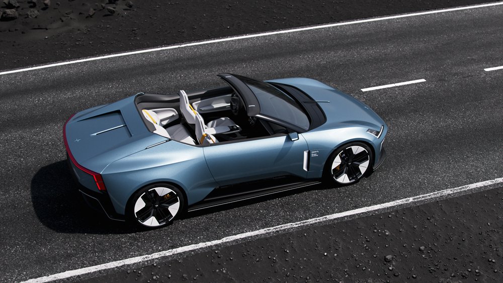 The Polestar O2 concept car.