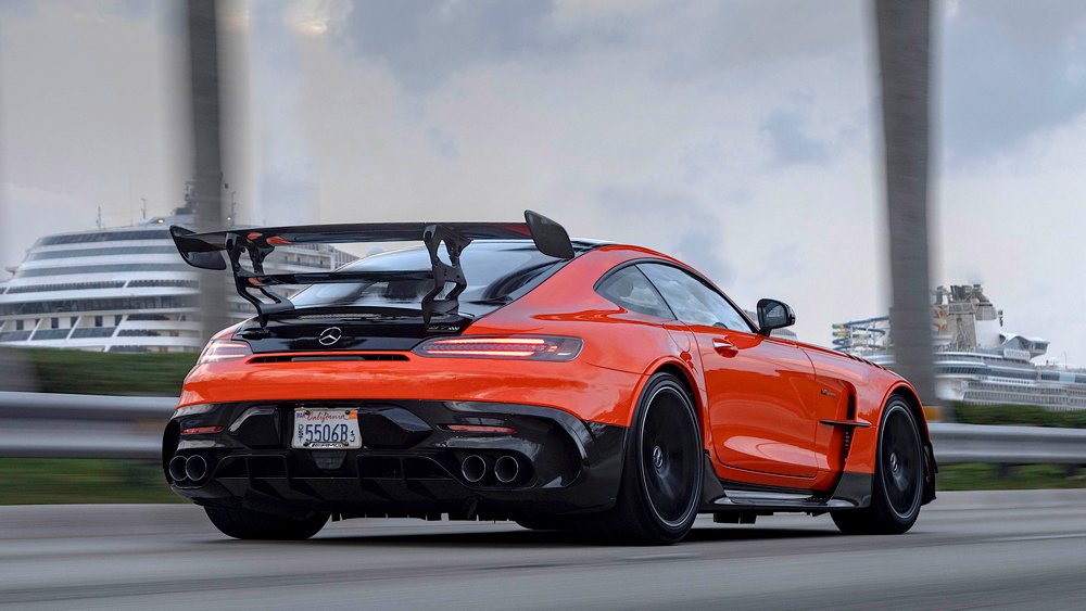 The Mercedes-AMG GT Black Series.