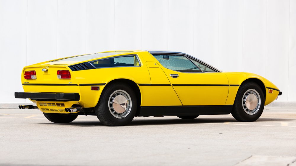 A 1975 Maserati Bora.