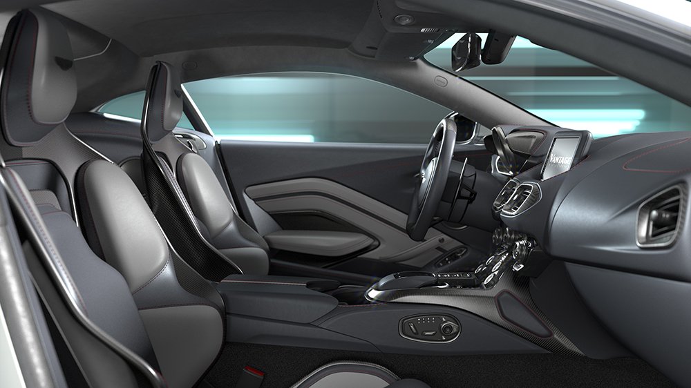 Inside the 2022 Aston Martin V12 Vantage