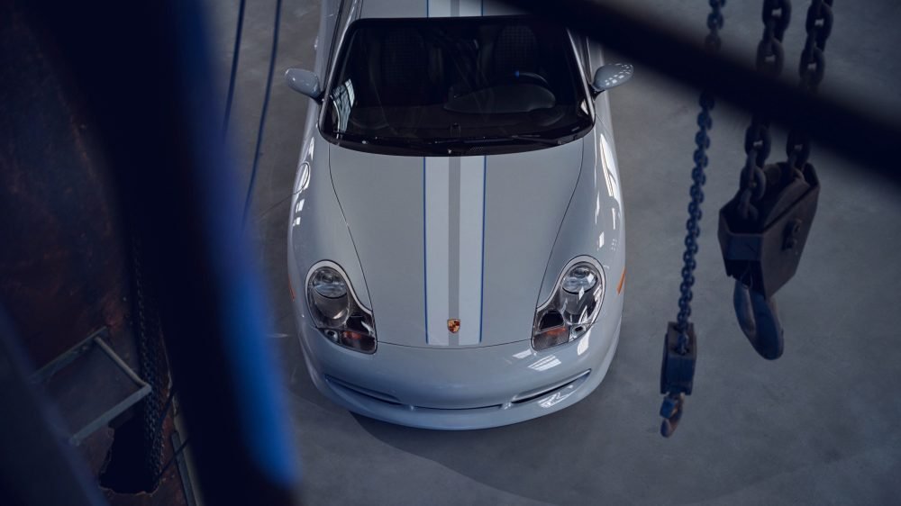 The Porsche Sonderwunsch 911 Classic Club Coupe from above