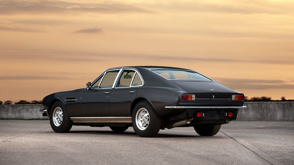 A 1975 Aston Martin Lagonda Series I.