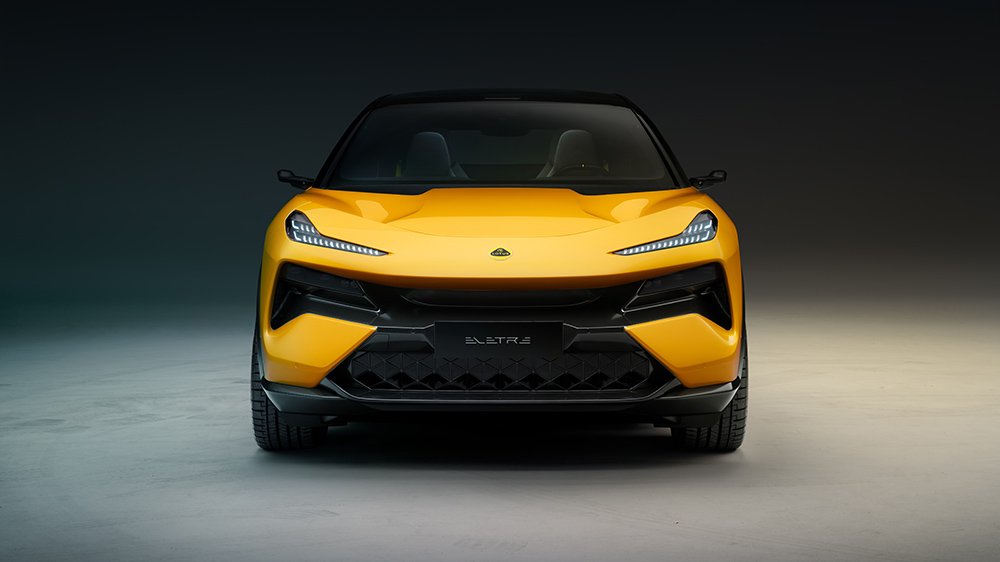 The Lotus Eletre from the front