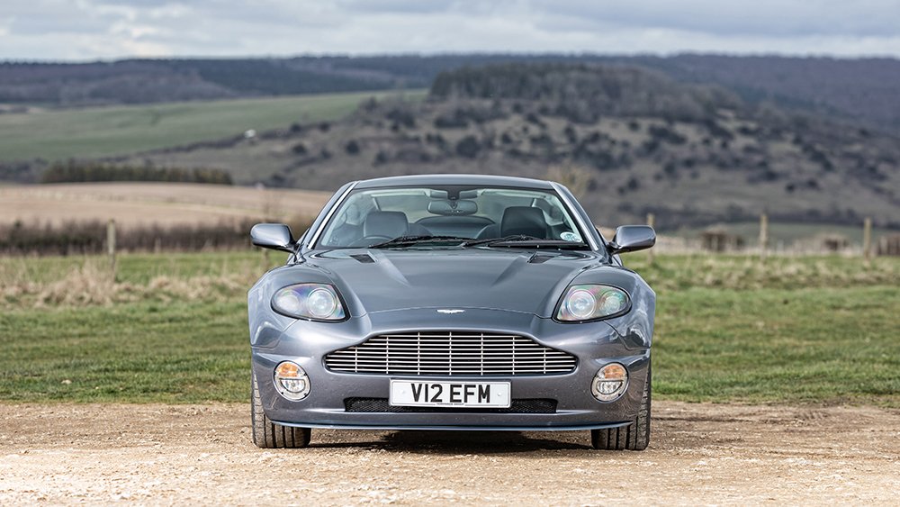 Hugh Grant's 2002 Aston Martin Vanquish coupe is up for auction