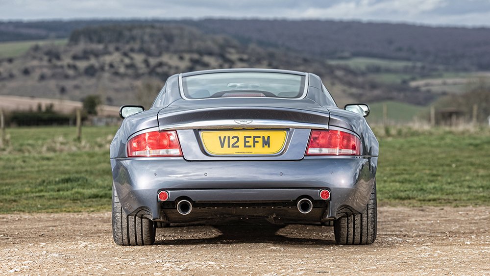 Hugh Grant's 2002 Aston Martin Vanquish coupe is up for auction