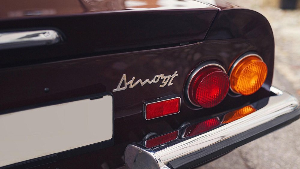 Dino branding on the back of the 1973 Ferrari Dino 246 GTS “Chairs & Flares” by Scaglietti