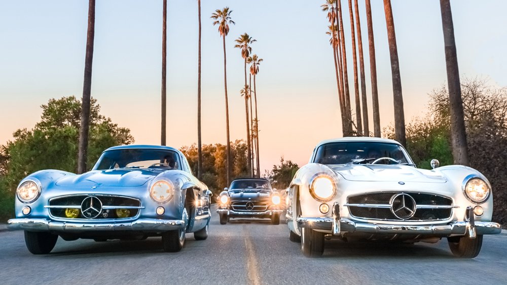 Two Mercedes 300 SL 