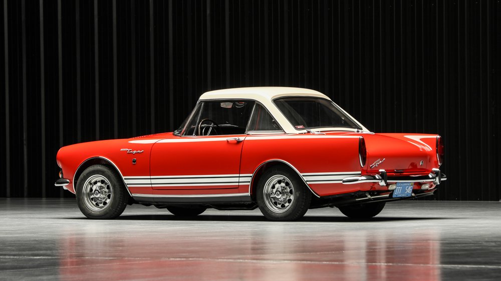 A 1967 Sunbeam Tiger Mk II sports car.