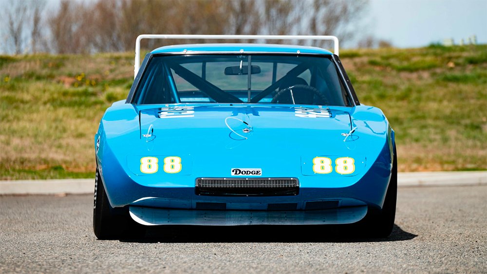 The 1969 Dodge Charger Daytona from the front