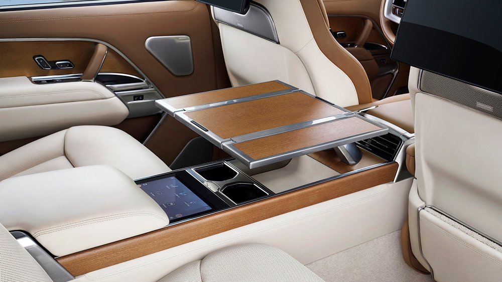 Inside the 2022 Range Rover SV.