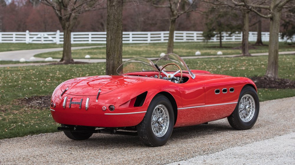 A 1953 Ferrari 340 MM with a body by Vignale.