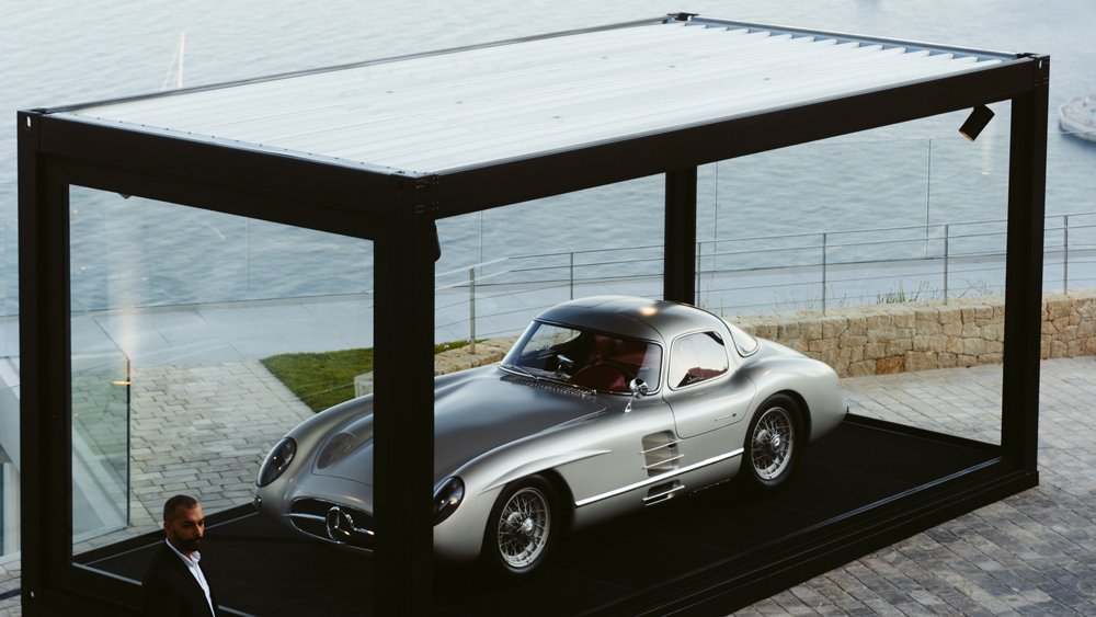 This 1955 Mercedes-Benz 300 SLR Uhlenhaut Coupé sold for $142.8 million at auction on May 5, 2022.