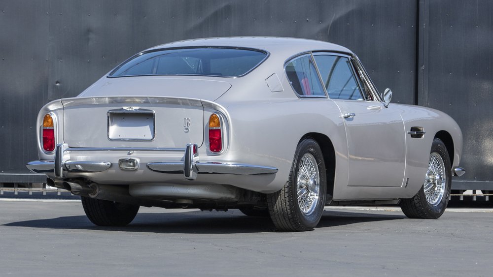 A 1966 Aston Martin DB6 Vantage Sport Saloon.