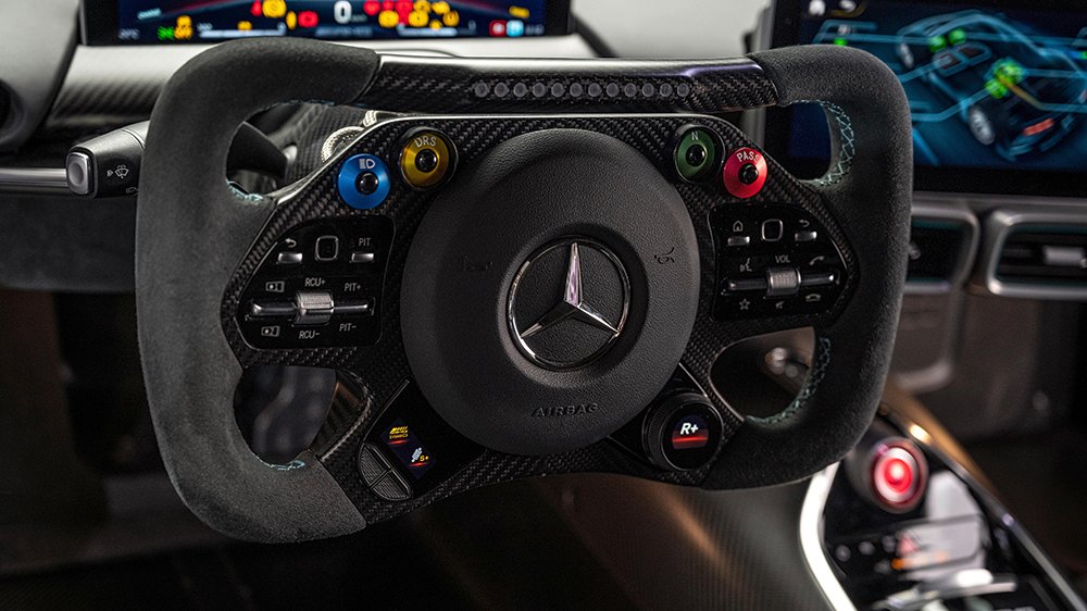 The Mercedes-AMG One's steering wheel
