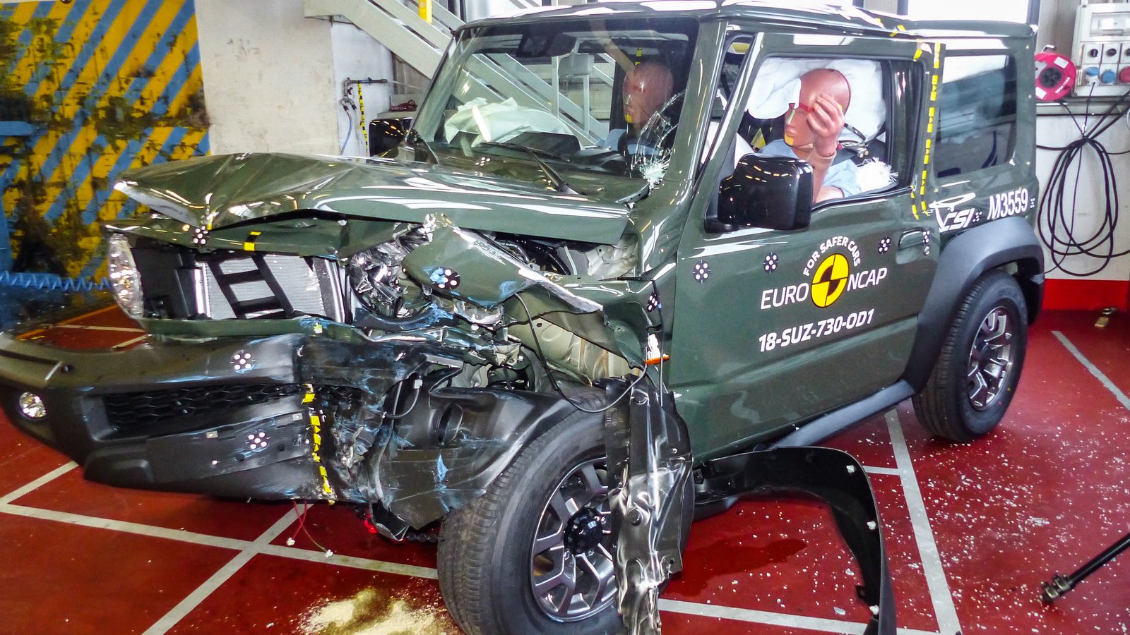 Crash testing the Suzuki Jimny