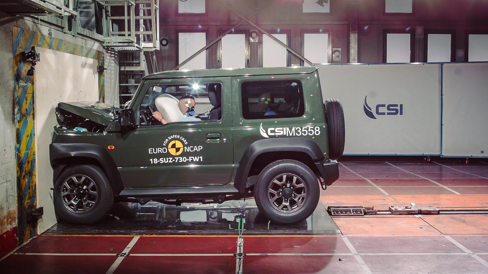Crash testing the Suzuki Jimny