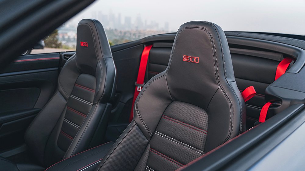 The 2023 Porsche 911 Carrera GT3 Cabriolet America's interior