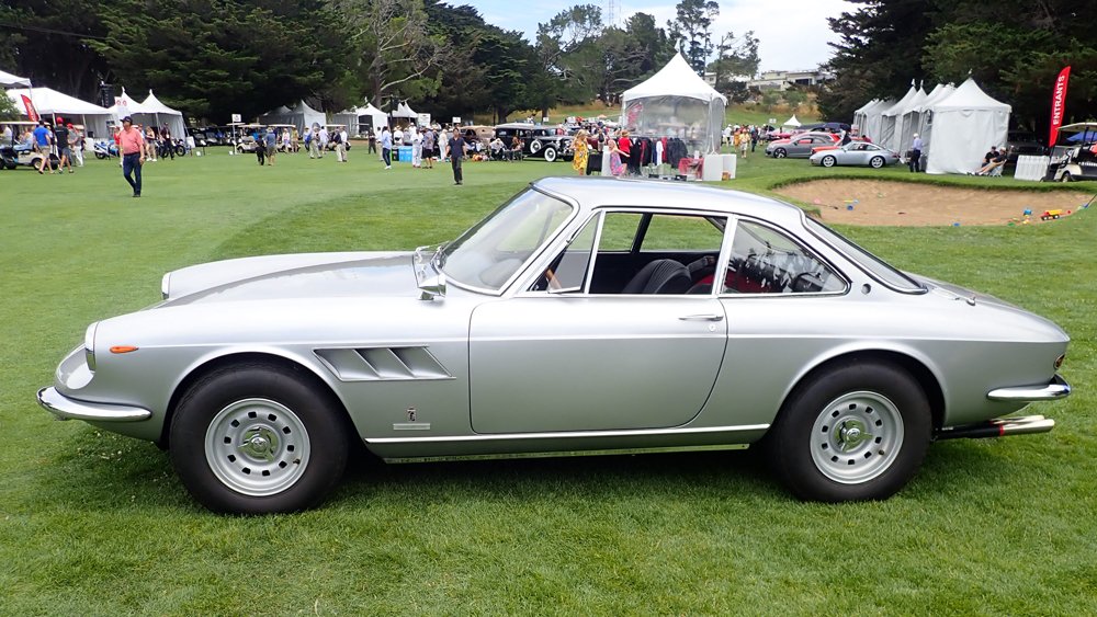 A 1968 Ferrari 330 GTC.