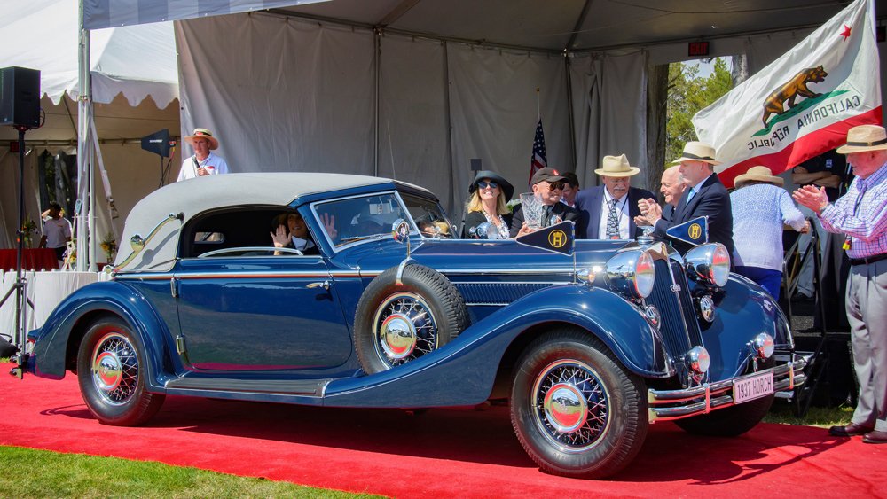 An award-winning 1937 Horch 853 Sport Cabriolet.