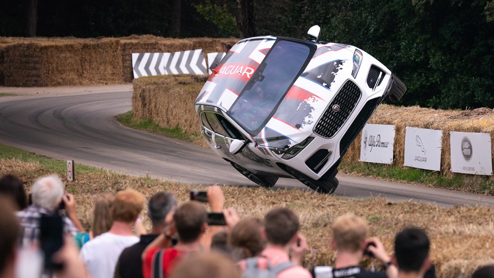 A scene from the Goodwood Festival of Speed.