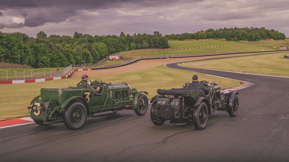 The Bentley Speed Six from behind
