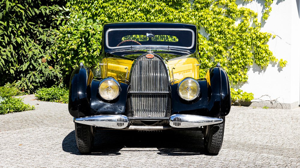 A 1938 Bugatti Type 57C Atalante.