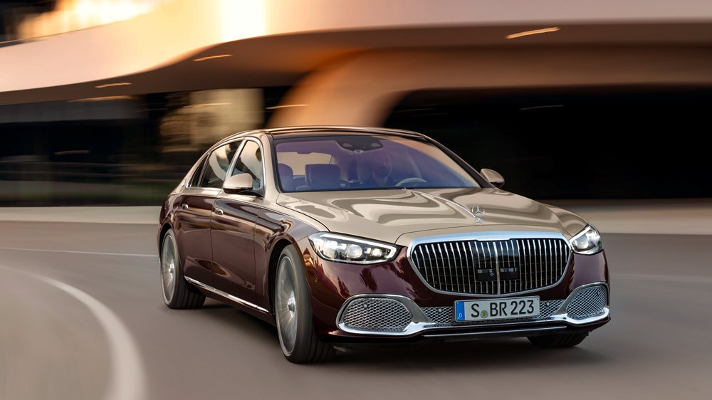Driving the Mercedes-Maybach S 580 4Matic sedan.