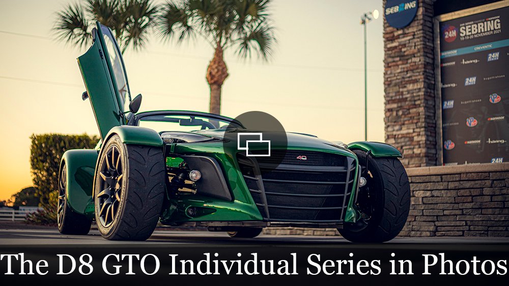 US-Spec Donkervoort D8 GTO Individual Series