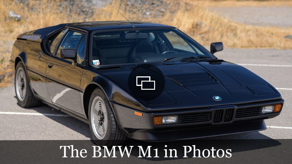 The 1980 BMW M1 in photos