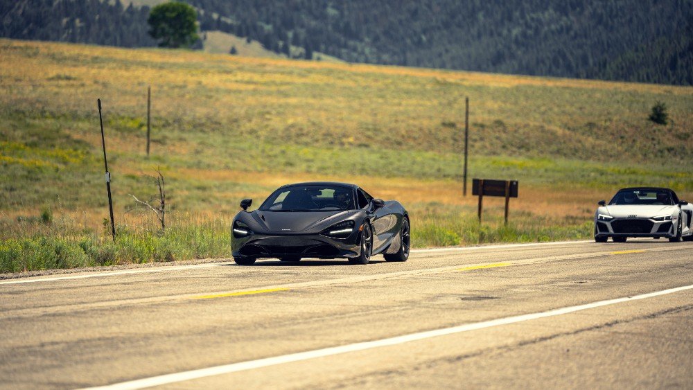 Basem Wasef driving a McLaren Spider