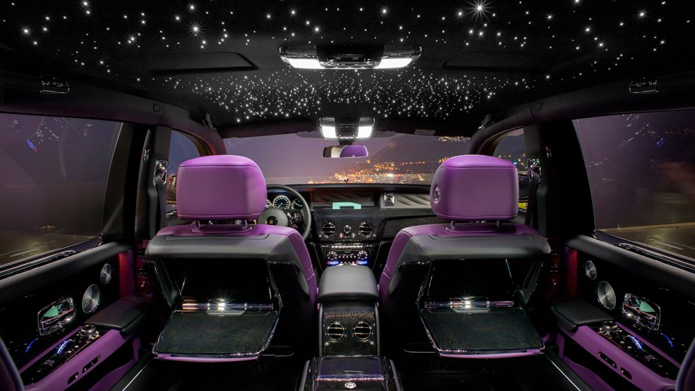 The interior of the Iconoclast, one of 10 debut examples of the Rolls-Royce Phantom Series II.