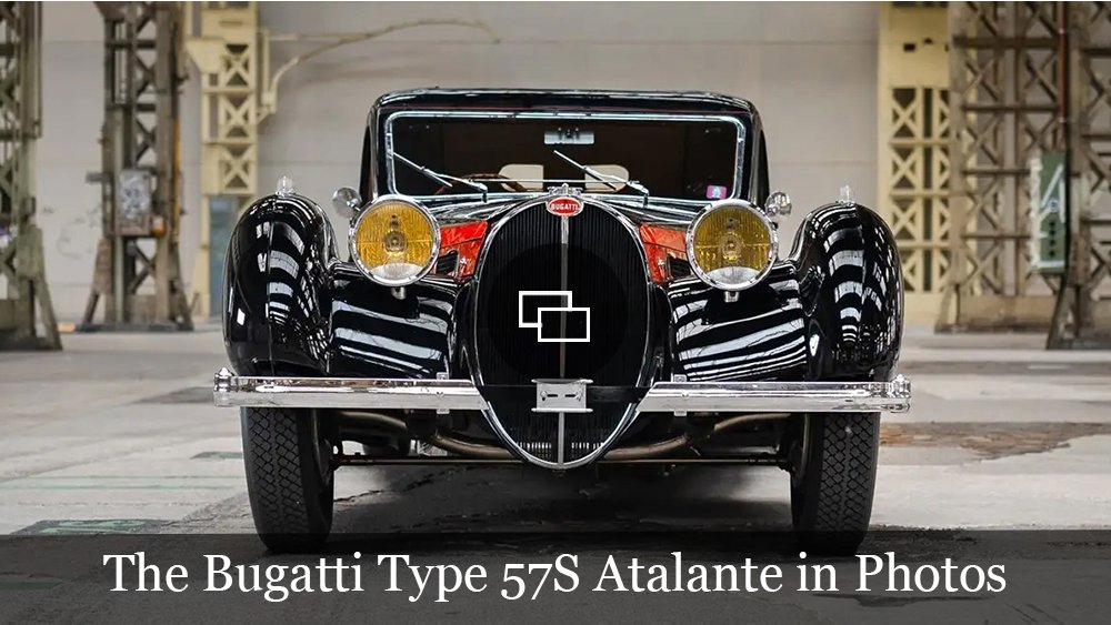 1936 Bugatti Type 57S Atalante Coupé