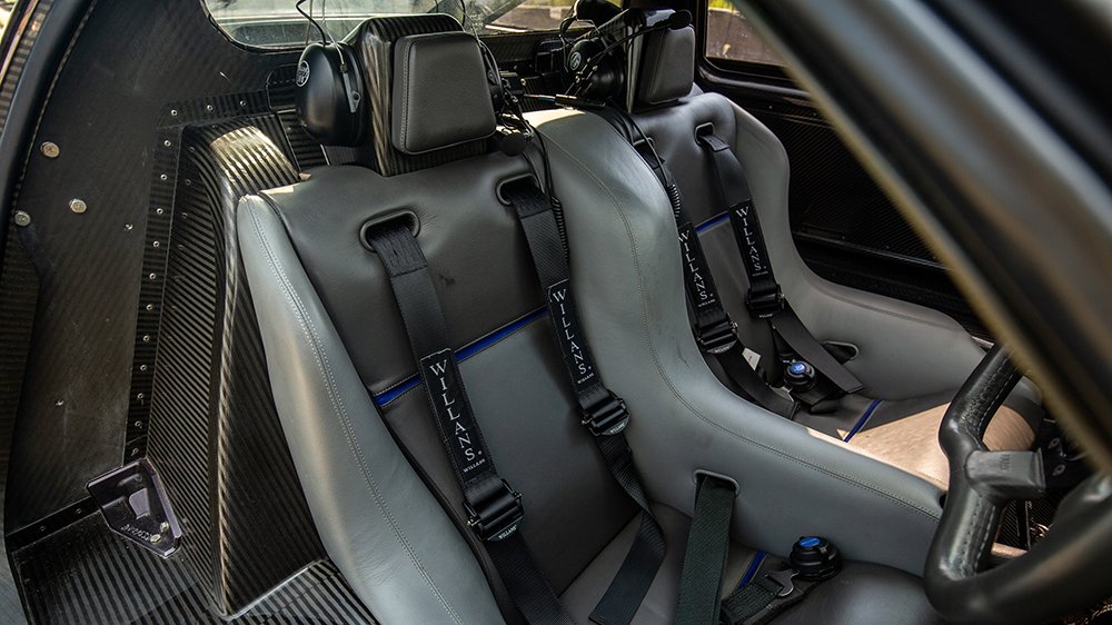 The interior of the 1991 Jaguar XJR-15