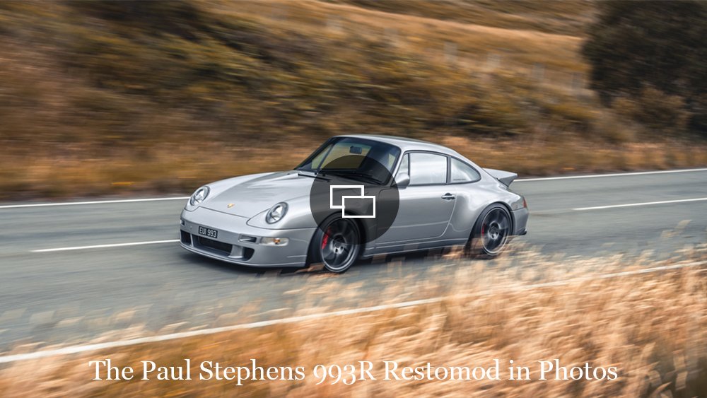The Paul Stephens 993R restomod.