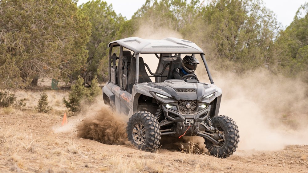 Riding the 2022 Yamaha Wolverine RMAX4 1000 XT-R in Arizona.