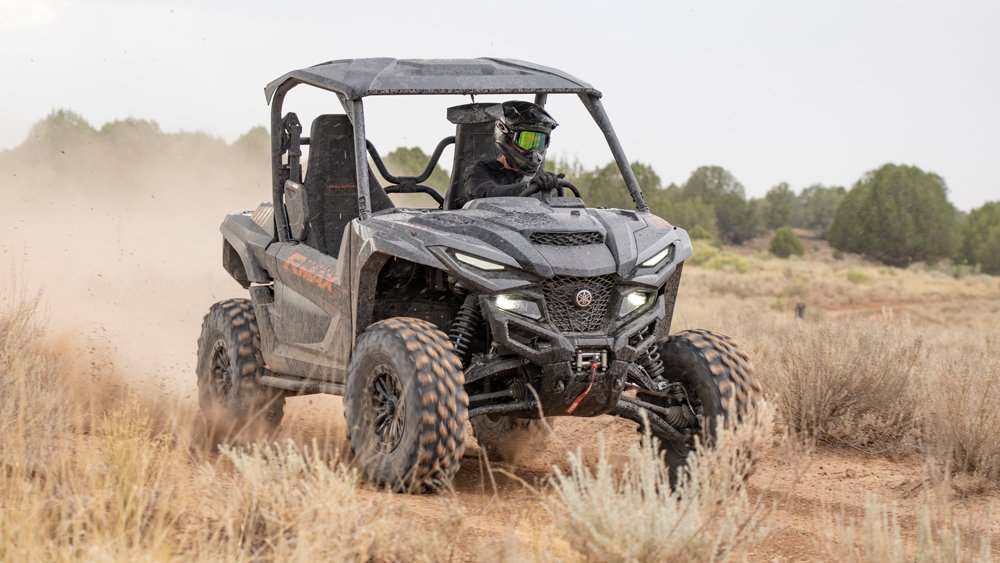 Riding the 2022 Yamaha Wolverine RMAX2 1000 XT-R in Arizona.