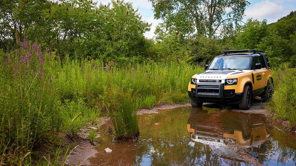 The 2023 Defender Trophy Edition prepares to cross water