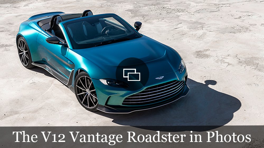 The Aston Martin V12 Vantage Roadster in Photos