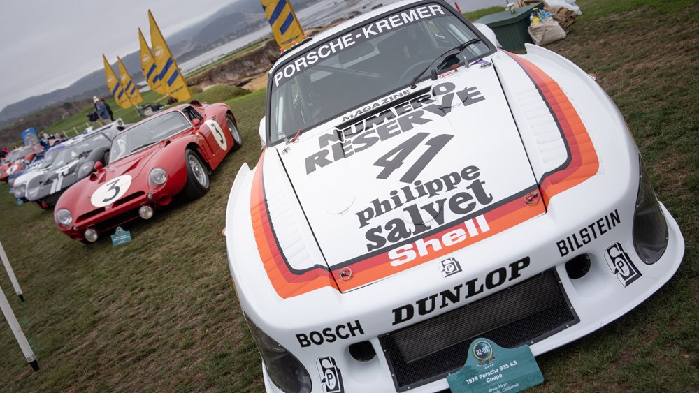 Bruce Meyer's 1979 Porsche 935 K3 Coupe at the 2022 Pebble Beach Concours d'Elegance.