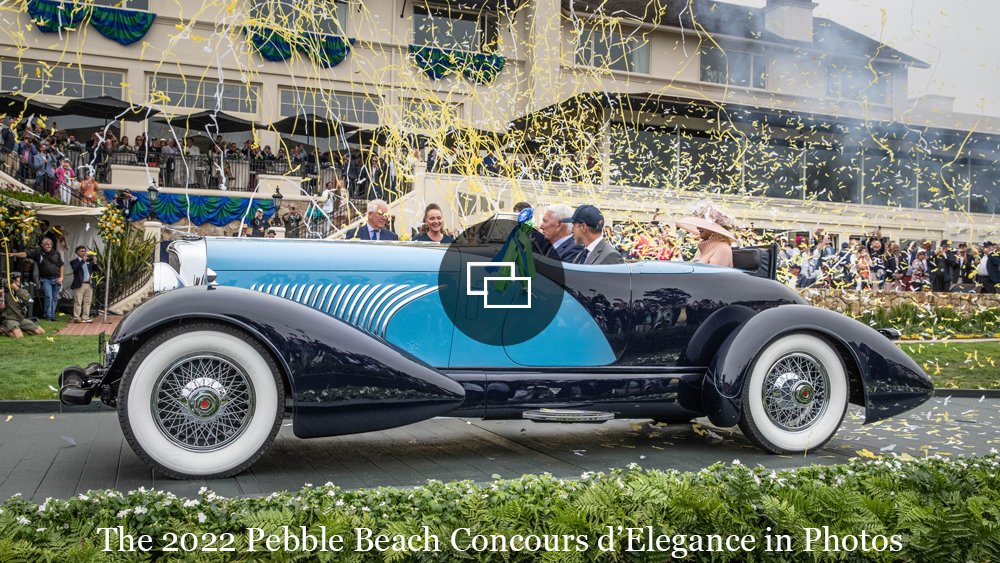 The car named Best of Show at the 2022 Pebble beach Concours d'Elegance.