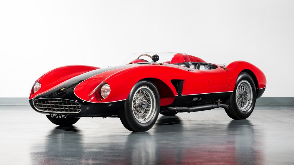 A 1957 Ferrari 500 TRC Spider by Scaglietti.