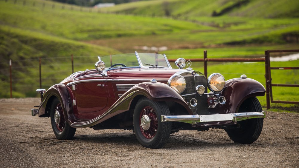 A 1937 Mercedes-Benz 540 K Special Roadster by Sindelfingen.