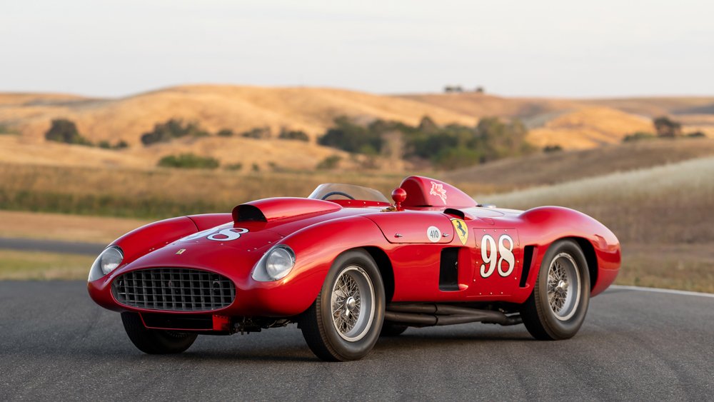 One of two 1955 Ferrari 410 Sport Spiders ever made.